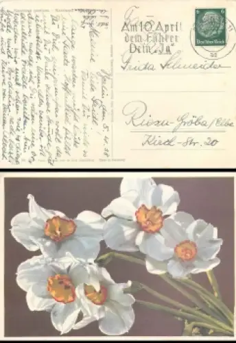 Werbestempel "Am 10. April dem Führer Dein Ja" o Berlin SW11 aq 5.4.1938