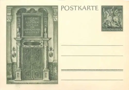 Deutsche Goldschmiedekunst Ganzsache P 296 * 1943