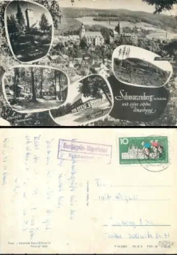 08340 Bremsgrün-Jägerhaus Kr. Schwarzenberg Landpoststempel o 1962
