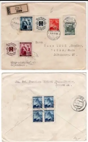 Böhmen und Mähren R Brief o Prag 51 14.2.1941 nach Neuss