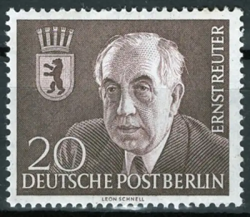 Westberlin Michel 115 Ernst Reuter postfrisch