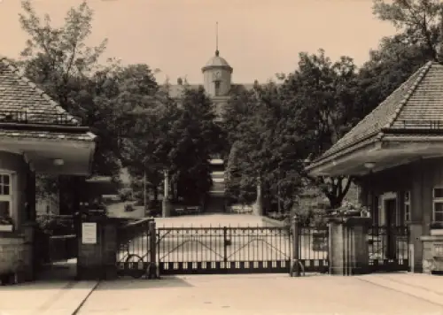 01819 Bad Gottleuba Sanatorium Haupteingang *um 1966 Hanich Foto