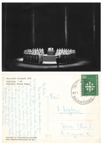 Bayreuth Richard Wagner Festspiele 1956 Parsifal 1. Akt o 23.8.1956