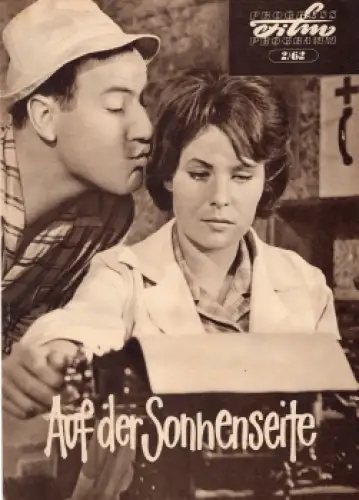 Auf der Sonnenseite - DEFA-Film mit Manfred Krug ​​​​​​​2/62 Progress Programm