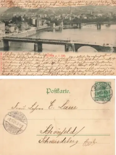 Meissen Cölln an der Elbe o 1.8.1902