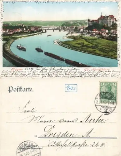 Meißen Albrechtsburg o 23.1.1903