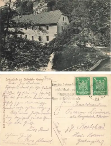 01847 Lochmühle Liebetaler Grund o 1.11.1925