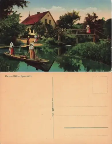Kanno Mühle im Spreewald * um 1920