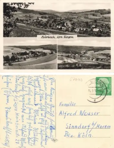 Bürbach Siegen Westfalen o14.9.1956