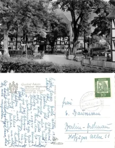 57392 Oberkirchen Sauerland Gasthof Schütte o 19.4.1962