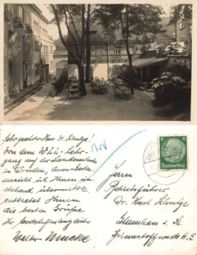 Dresden Klotzsche Landesschule Königsbrücker Strasse o 1937