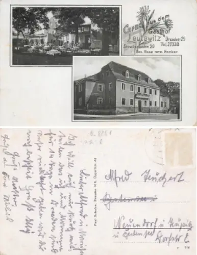 Leutewitz Dresden Gasthof Rosa Henker o um 1930