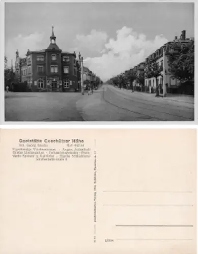Coschütz Dresden Restaurant Coschützer Höhe Georg Baake * um 1930