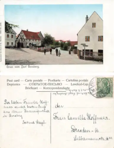 Borsberg bei Pillnitz Dresden Golden windows o 1908