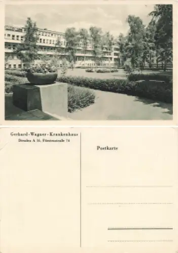 Blasewitz Dresden Fürstenstrasse 74 Gerhard Wagner Krankenhaus * um 1930