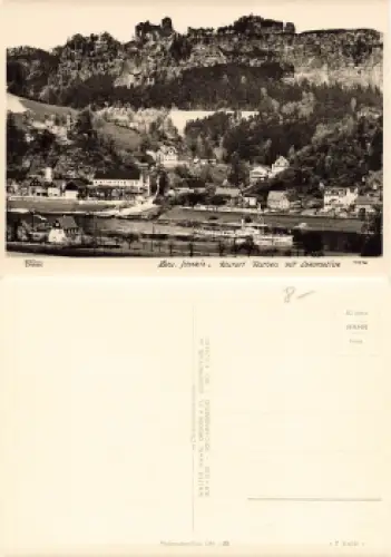 01824 Kurort Rathen mit Elbdampfer "Meissen" * 1959 Verlag Hahn-Foto11116