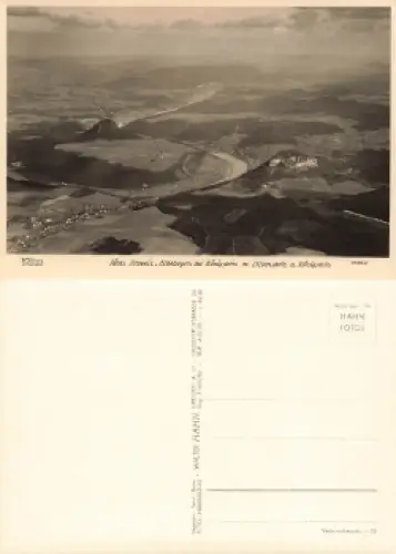 Sächsische Schweiz Elbebogen bei Königstein * 1950 Verlag Hahn-Foto10565