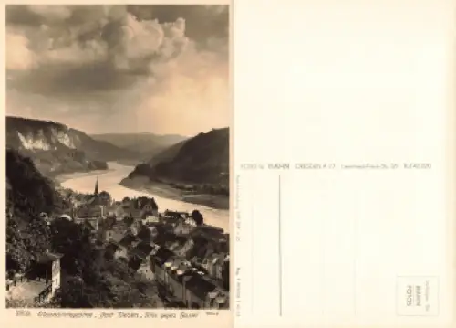 01829 Stadt Wehlen Elbsandsteingebirge * 1963 Verlag Hahn-Foto10549