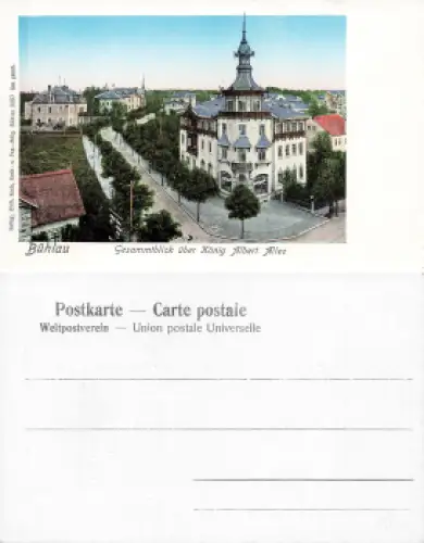 Bühlau Dresden König Albert Allee * um 1900