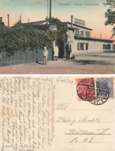 Friedrichstadt Dresden Restaurant Onkel Toms Hütte Ostra Gehege o 1920