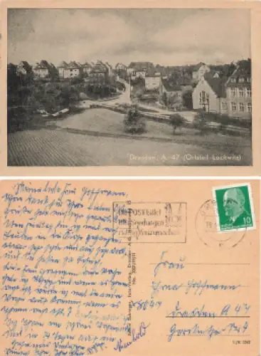 Lockwitz Dresden Auf den Pläner o 1966