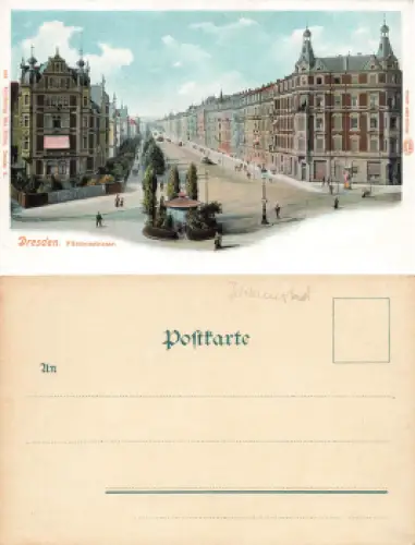 Johannstadt Dresden Fürstenstrasse * um 1900