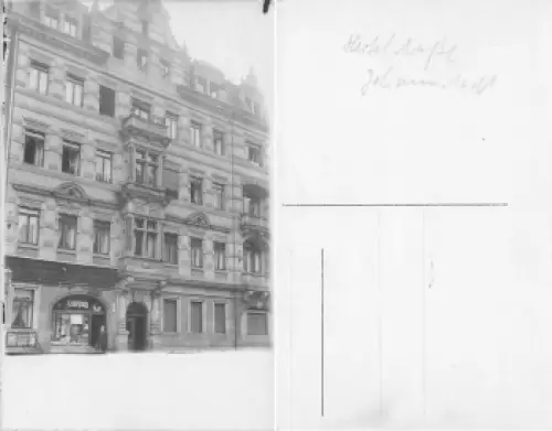 Johannstadt Dresden Hertelstrasse 31 Kräutergewölbe E.E. Lehmann Echtfotokarte um 1930
