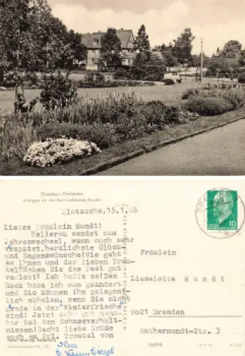 Hellerau Dresden Karl Liebknecht Strasse o 1966
