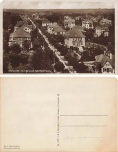 Klotzsche-Königswald Dresden Goethestrasse * um 1930