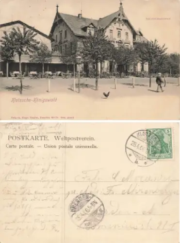 Klotzsche-Königswald Dresden Bahnhof-Restaurant o 1906