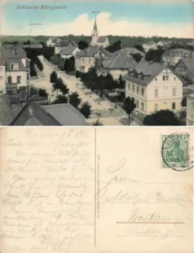 Klotzsche-Königswald Dresden Auenstrasse o 1909