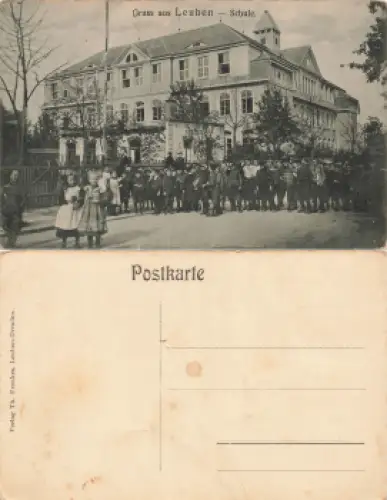 Leuben Dresden Schule 66. Dieselstrasse * um 1920
