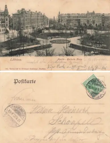 Löbtau Dresden Nostitz Wallwitz Platz o 1912