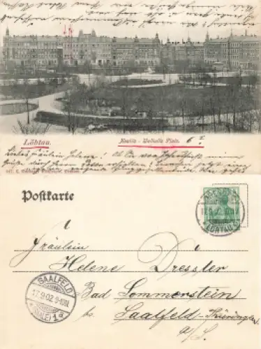 Löbtau Dresden Nostitz Wallwitz Platz o 1902
