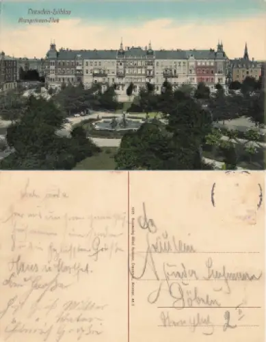Löbtau Dresden Kronprinzen-Platz o um 1915