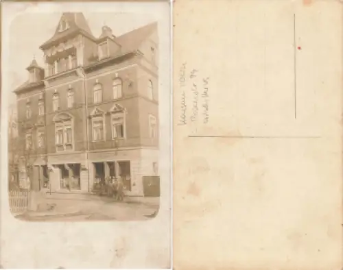 Wilsdruffer Vorstadt Dresden Konsum und Sparverein Rosenstrasse 99 Echtfoto um 1910
