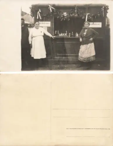 Löbtau Dresden Bruno Weiss Limonadenstand  Echtfoto * um 1920
