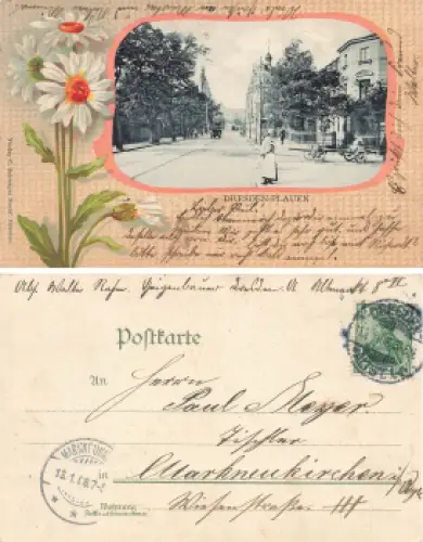 Plauen Dresden Chemnitzer Strasse o 1908