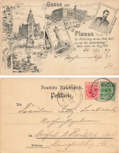 Plauen Dresden "das letzte Dorffest vor der Einverleibung" Litho o 1899