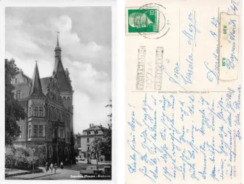 Plauen Dresden Rathaus o 1964