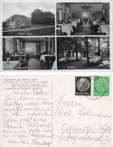 Rochwitz Dresden Gaststätte Sächsischer Jäger Erich Geide o 1942