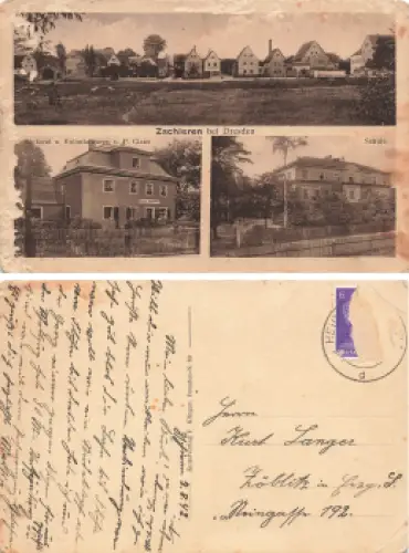 Zschieren Dresden Bäckerei Schule o 1942