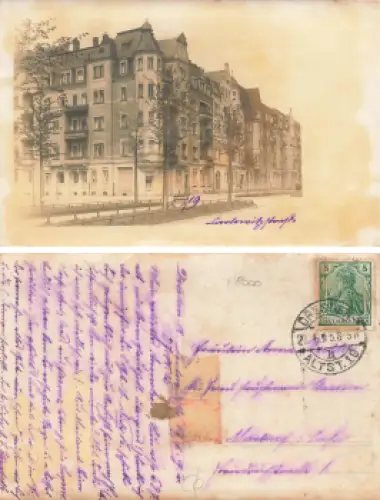 Striesen Dresden Carlowitzstraße 19 Echtfotokarte o 1915