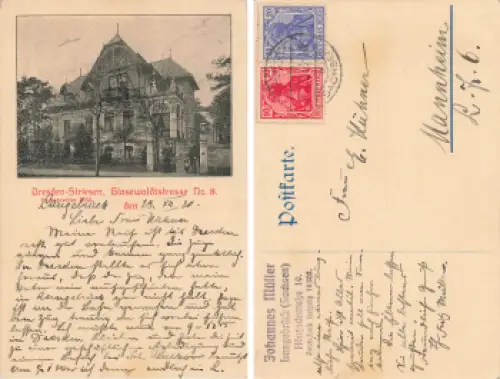 Striesen Dresden Glasewaldstrasse 8 o 1920