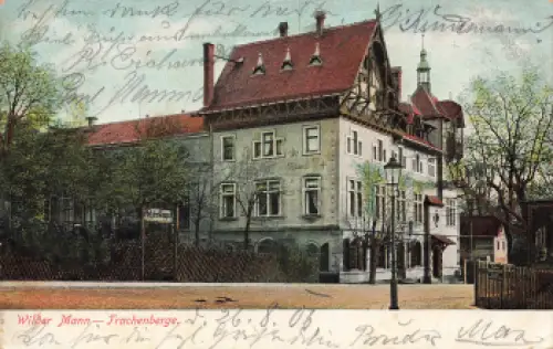 Trachenberge Dresden Wilder Mann o 1906