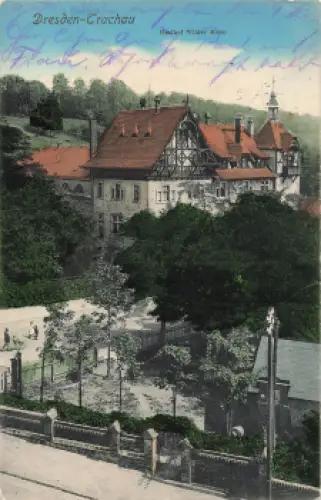 Trachau Dresden Gasthof Wilder Mann o 1916