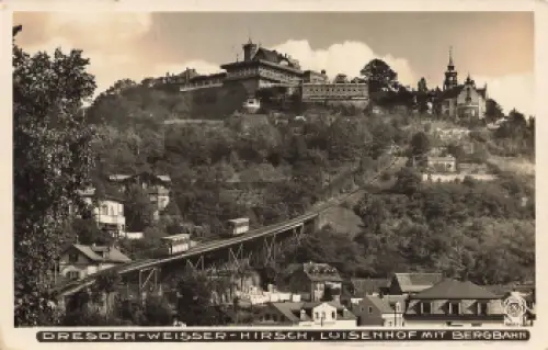 Weisser Hirsch Restaurant Luisenhof  o 1939 Verlag Hahn-Foto4288