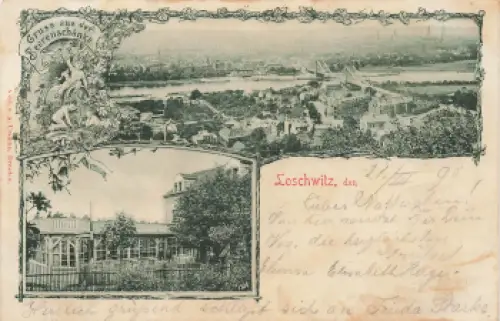 Loschwitz Dresden Beerenschänke o 1899