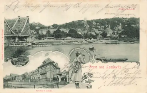Loschwitz Dresden Restaurant Schöne Aussicht o 1901
