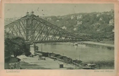 Blasewitz Dresden Blaues Wunder o 1928